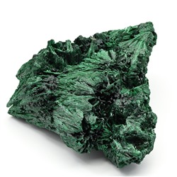 Плисовый малахит сувенирный 75*68*33мм, 182г