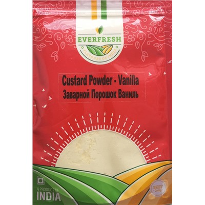 CUSTARD POWDER - Vanilla, Everfresh (ЗАВАРНОЙ ПОРОШОК ваниль, Эверфреш), 100 г.