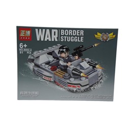 Конструктор War Border Катер 81дет. 19*14см / коробка 8002-4