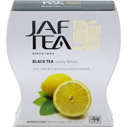JAF TEA. Черный. Лимон 100 гр. карт.пачка