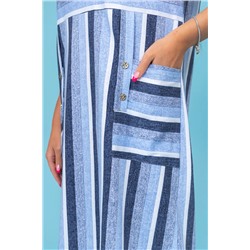 Платье женское Текс-Плюс, цвет голубой синий