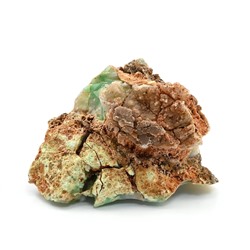 Камень хризопраз 85*67*47мм, 205г