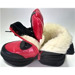 B-9709-D крас Ботинки зима для девочек (33-38)/8