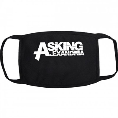 Маска на лицо от вирусов "Asking Alexandria" (многоразовая)