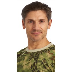 Футболка кмф "Питон Wood" зеленый