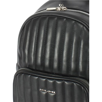 Рюкзак жен искусственная кожа DJ-6919-3-BLACK,  1отд,  2внут+2внеш/ карм,  черный 252328