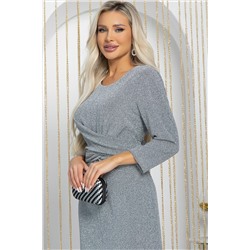 Платье Время желаний (серебро) П12269-19