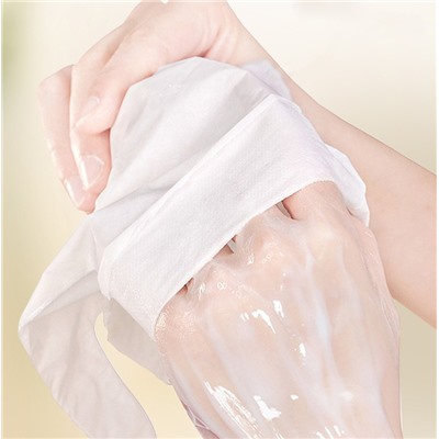 Увлажняющая маска-перчатки для рук с экстрактом Риса Sadoer, 1 пара.