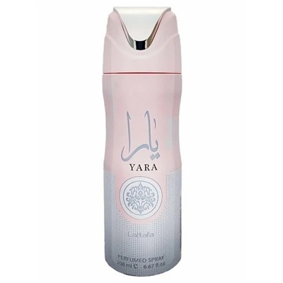 YARA Perfumed Spray, Lattafa (ЙАРА парфюмерный спрей, Латтафа), 200 мл.