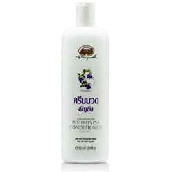 BUTTERFLY PEA Conditioner pH 4-5, For all hair types, Abhaibhubejhr (Кондиционер КЛИТОРИЯ И ЛАВАНДА, для всех типов волос, Абхайпхубет), 300 мл. - СРОК ГОДНОСТИ ДО 12 ИЮЛЯ 2025 ГОДА