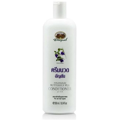 BUTTERFLY PEA Conditioner pH 4-5, For all hair types, Abhaibhubejhr (Кондиционер КЛИТОРИЯ И ЛАВАНДА, для всех типов волос, Абхайпхубет), 300 мл. - СРОК ГОДНОСТИ ДО 12 ИЮЛЯ 2025 ГОДА