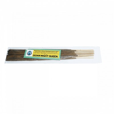 GOA NIGHT QUEEN Ramakrishna's Natural Handmade Incense Sticks (КОРОЛЕВА НОЧИ ГОА натуральные благовония ручной работы, Рамакришна), 20 г.