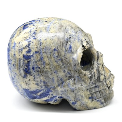 Череп из лазурита 90*64*75мм, 659г