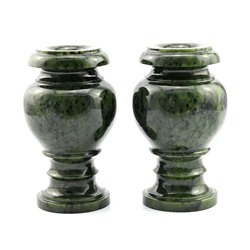 Вазы из нефрита пара 100*100*165мм
