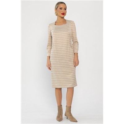 Платье Настроение (бежевое) П13744-19М