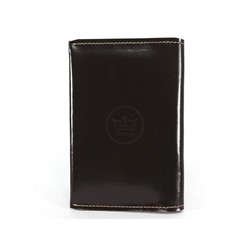 Обложка для паспорта Premier-О-89 натуральная кожа коричневый тем гладкий (88)  229805