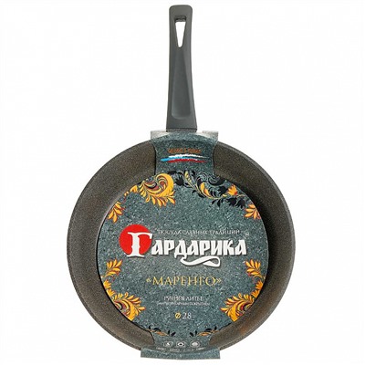 Сковорода 28 см с антипригарным покрытием и ручкой soft-touch 1028-08 "Маренго"