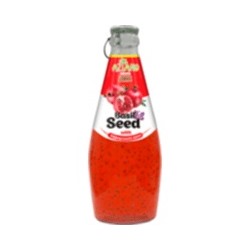 Нектар граната и семенами базилика 30% (Garnet Juice with Basil Seed Drink) Aziano, Вьетнам, 290 мл Акция