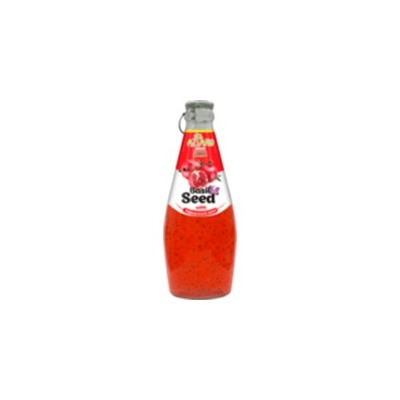 Нектар граната и семенами базилика 30% (Garnet Juice with Basil Seed Drink) Aziano, Вьетнам, 290 мл Акция