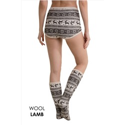 Трусики меховые ЭЛАСТИЧНЫЕ "ЗИМНИЙ ОРНАМЕНТ" NEW