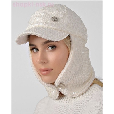 Пайетка длинные уши Бейсболка флис (56-58)