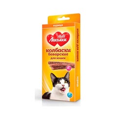 МультиЛакомки Колбаски баварские из курицы для кошек 6 шт. АГ