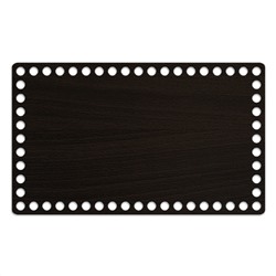 Прямоугольник 15 х 25 см. Венге