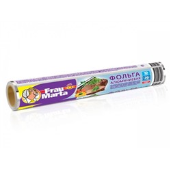 Фольга алюминиевая РУСАЛОЧКА 10м*29см в пленке FRAU MARTA