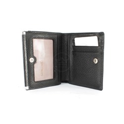 Кошелек женский натуральная кожа Cossroll-2202A-8848-2,  3отд,  6карм,  черный 254835