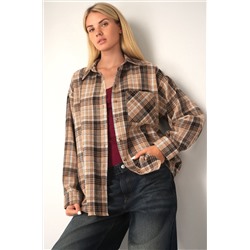 Рубашка женская в клетку Happyfox