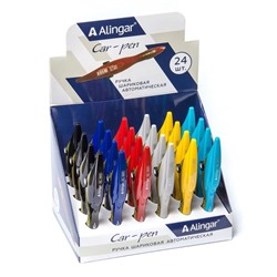 Авторучка шар.  детская автоматич. Alingar Машинка Car-pen пласт.корпус AL4845