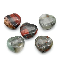 Сердце из яшмы 30*29*11мм, 16г