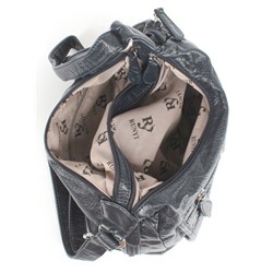 Сумка женская искусственная кожа Guecca-1666,  2отд,  плечевой ремень,  синий 257393