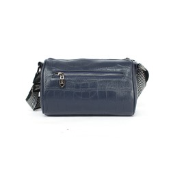 Сумка женская натуральная кожа GU 2023-K 01,  1отд+еврокарм,  плечевой ремень,  синий 257333