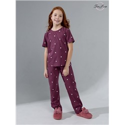 Костюм Корса МАХ сердца на бордо МФ