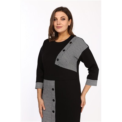 Lady Style Classic 2458 черный-серый, Платье