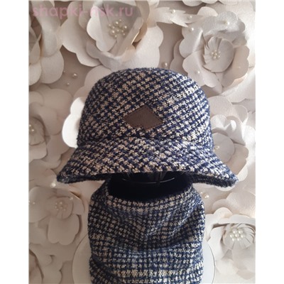 Панама Шеврон Комплект женский (панама+бактус) (56-58)