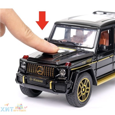 Модель Mercedes-Benz 1:24 (металл, свет, звук, поворотная передняя ось) без индивидуальной упаковки в ассортименте CZ118A, CZ118 / CZ118AD
