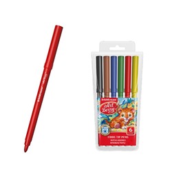 Фломастеры  6 цв. ArtBerry Super Tip Easy Ассорти 56083