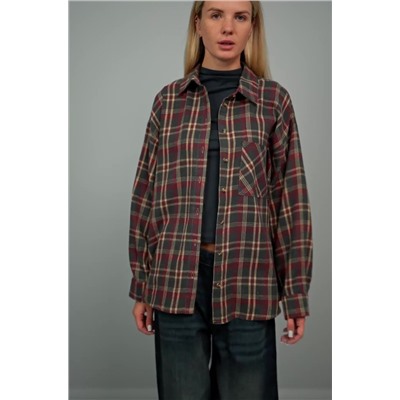 Рубашка женская в клетку Happyfox