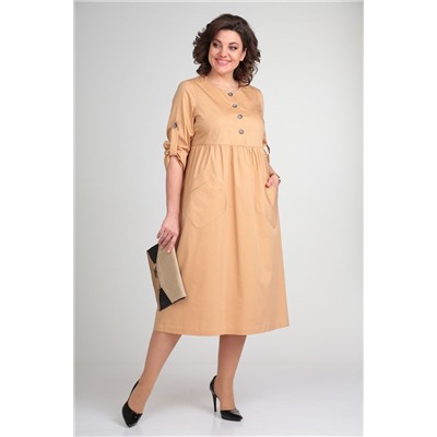 Michel chic 2120 бежевый, Платье