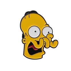 Металлический значок "Гомеро-Зойдберг"