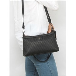 Сумка женская искусственная кожа YDR-2424-4,  1отд+карм/пер,  плечевой ремень,  черный 257530