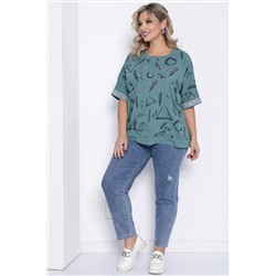 Блуза Симона (олива) Б12293-20