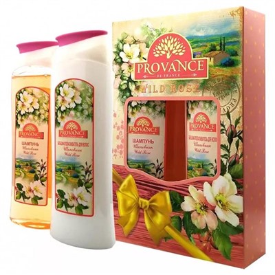 НАБОР жен. PROVANCE WILD ROSE (шампунь 260мл + бальзам-уход 260мл)
