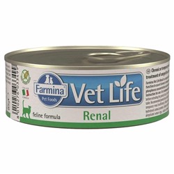 Фармина Vet Life паштет для кошек ренал, 85г