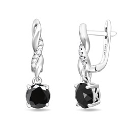 Серьги, оникс, МЦВ159