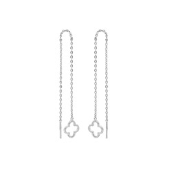 Серьги из серебра без вставки, Ю-28054р (1)