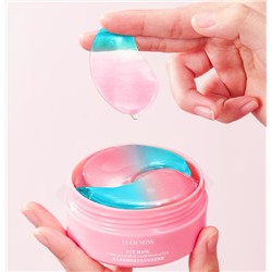 Гидрогелевые патчи для глаз с экстрактом коралловых водорослей Luofmiss, 60 шт.