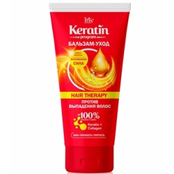 Бальзам-уход KERATIN PROGRAM 180мл HAIR THERAPY против выпадения волос IRIS